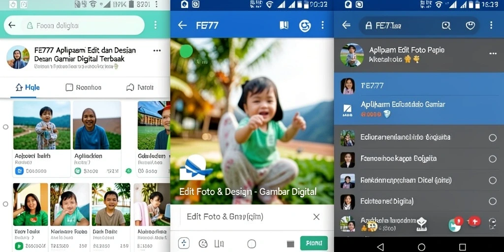 Antarmuka intuitif FE777 untuk gambar digital yang menarik.