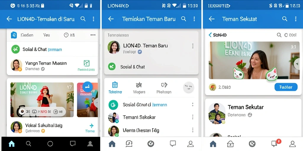 Antarmuka pengguna LION4D yang menarik dan fungsional.