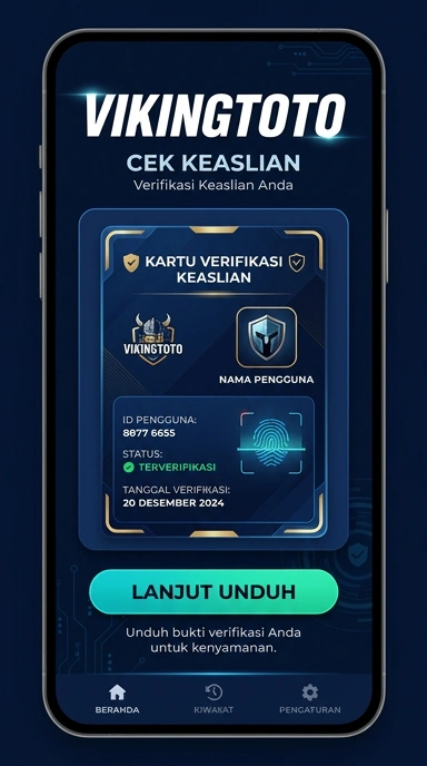Tampilan kanal resmi vikingtoto